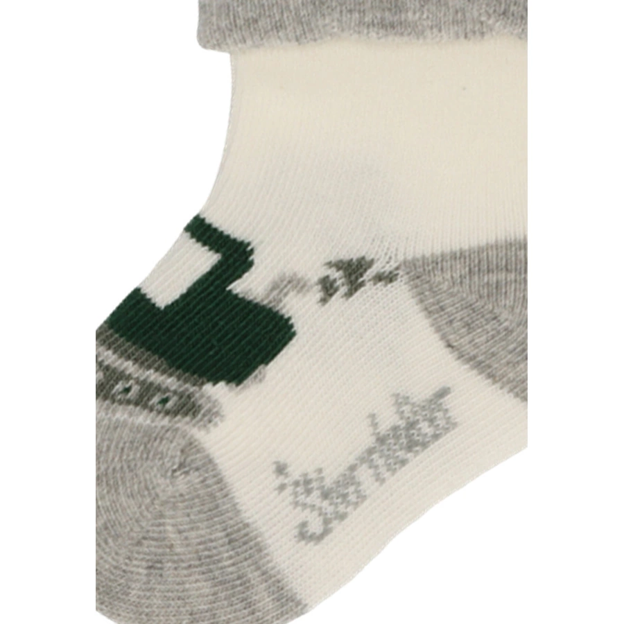 Sterntaler Baby-Socken 3er-Pack Bagger hellgrau mel.
