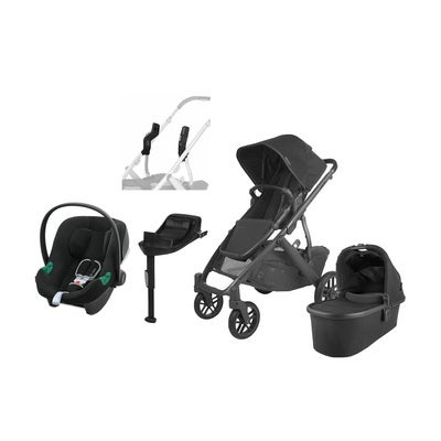 UPPAbaby VISTA V2 Duovogn inkl. Cybex Aton B2 & Base, Jake Black