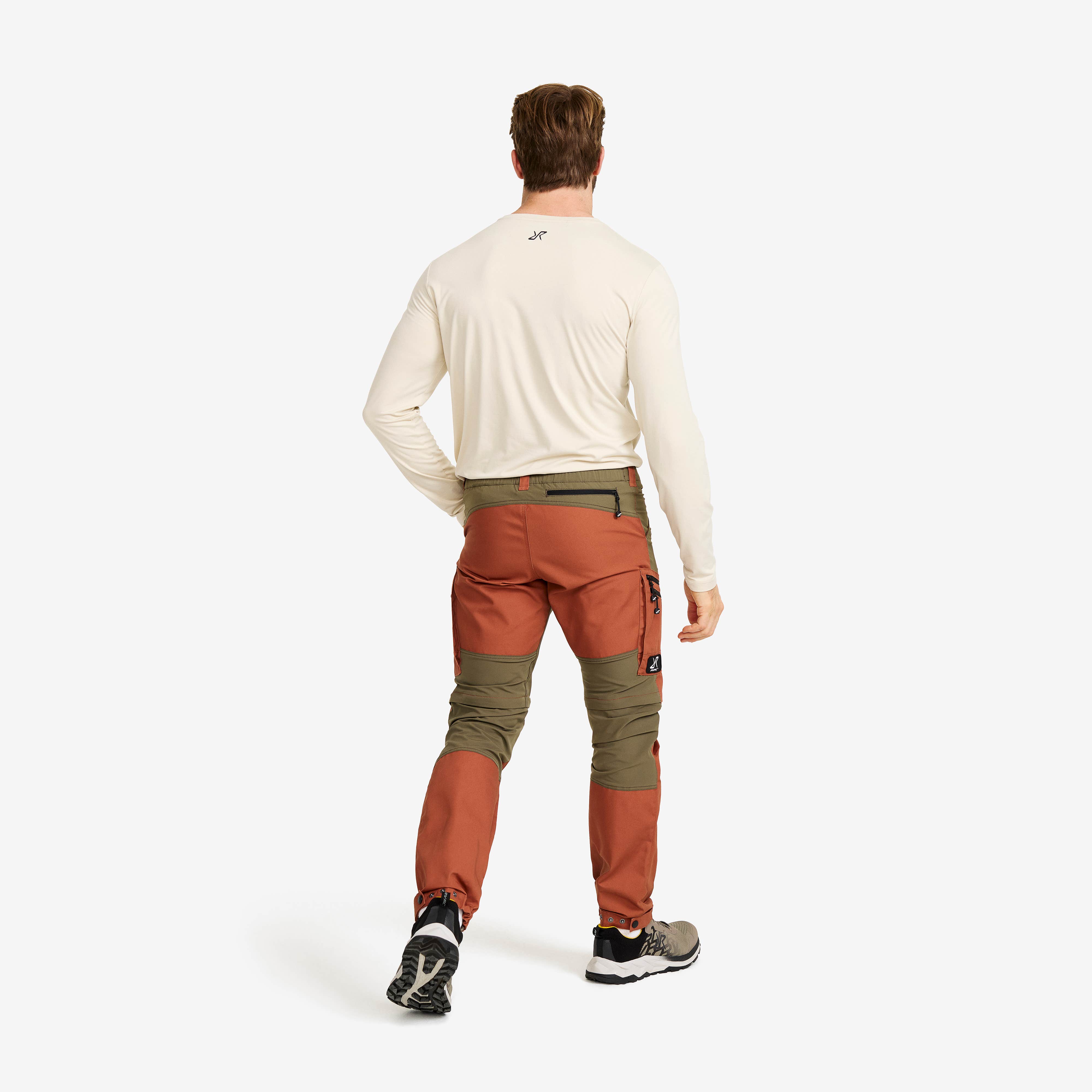 RVRC GP Pro Zip-off Pants Herre Dusty Orange/Light MossGray