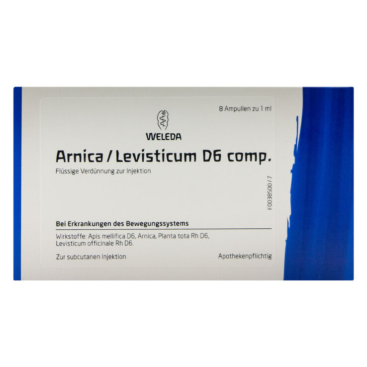 Arnica / Levisticum D 6 comp. Ampullen, 8X1 ml