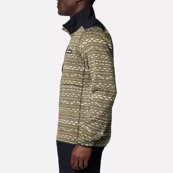 Sweat polaire randonnée COLUMBIA SWEATER WEATHER PRINTED HALF ZIP II DARK STONE MADRAS MULTI
