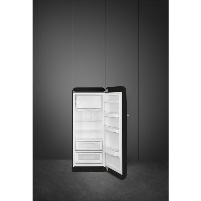 SMEG Kühlschrank 50's Style FAB28RDBLM5 Schwarz Matt