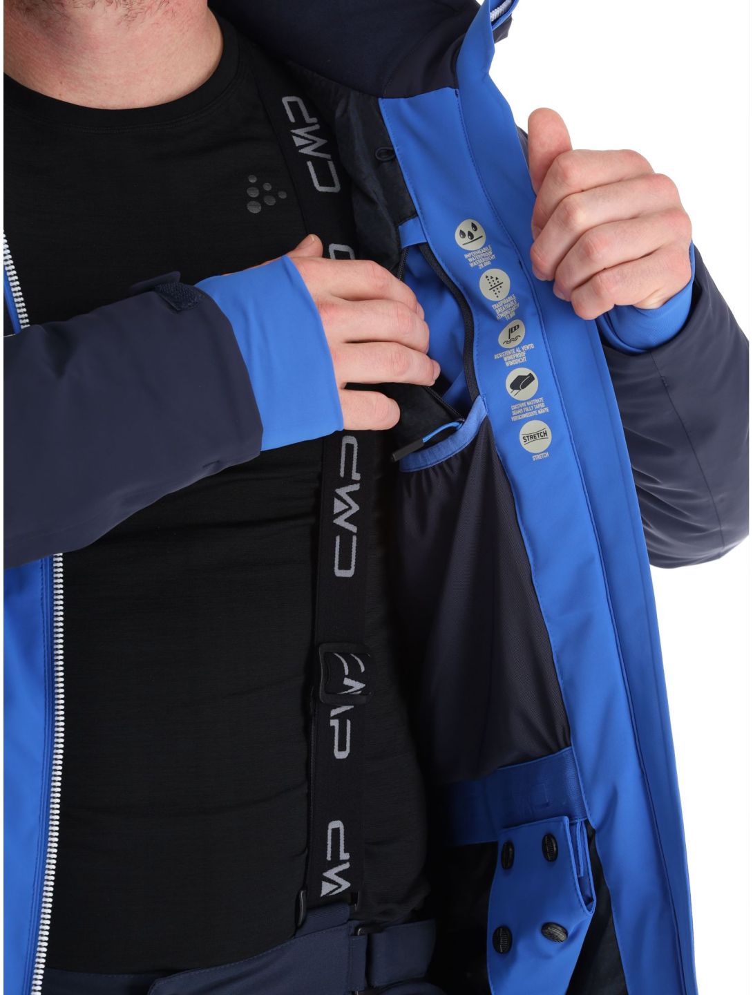 33W0747 ski-jas heren