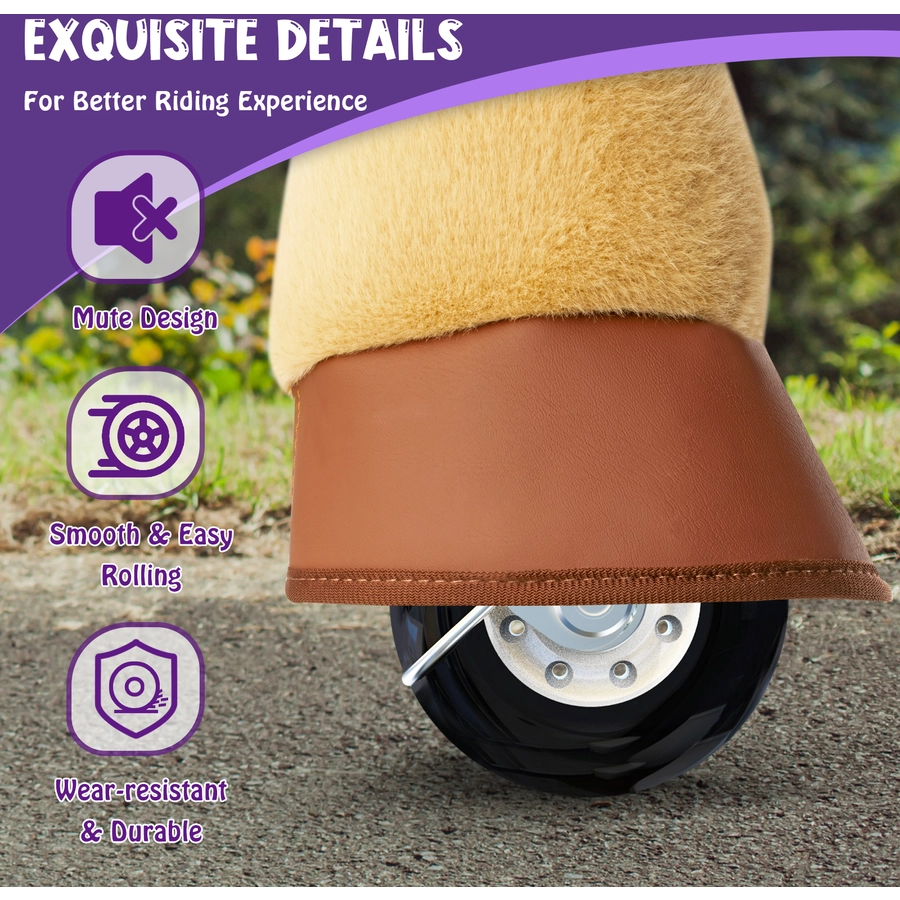 PonyCycle® Light Brown Horse - groß