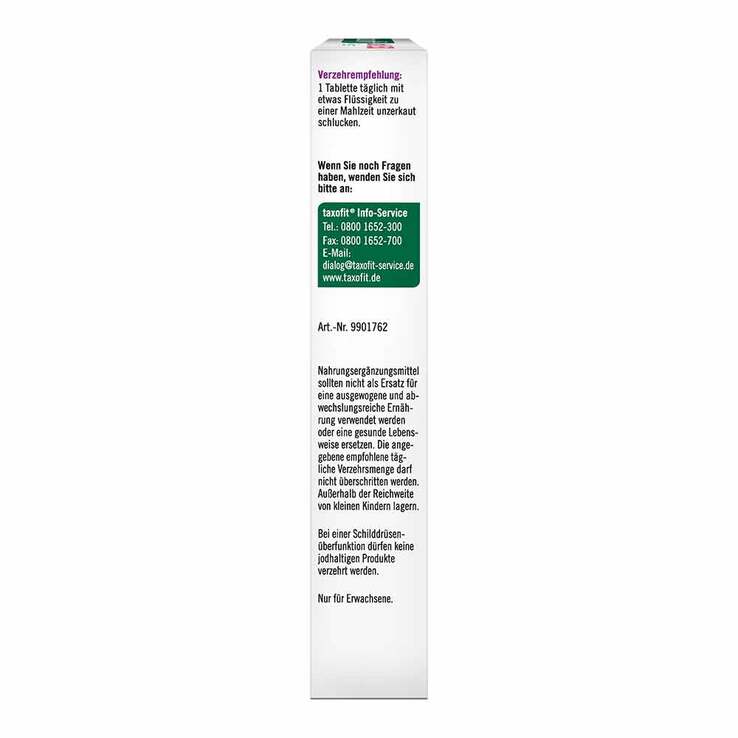 Taxofit Jod 150 + Selen Tabletten, 60 St