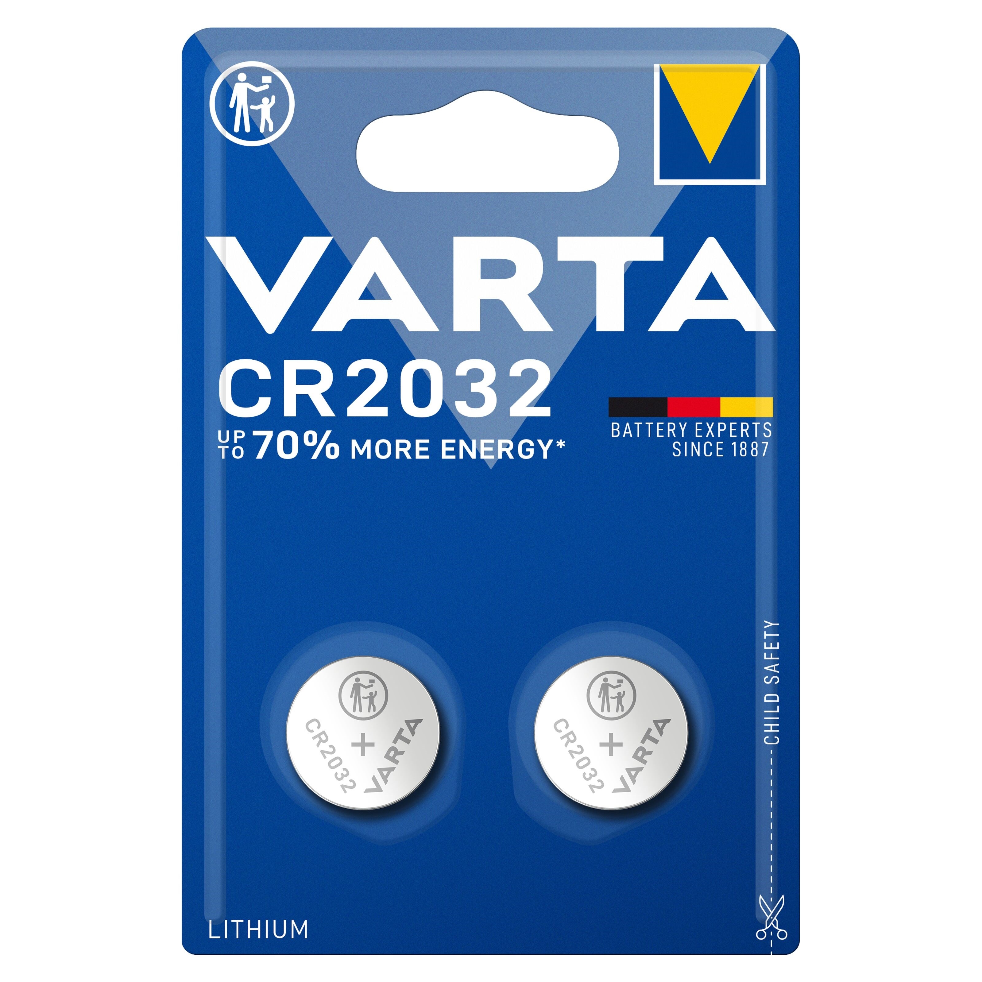 Varta Litiumbatteri CR2032 2-pk.