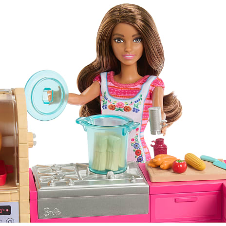 Barbie køkken legesæt med Teresa dukke