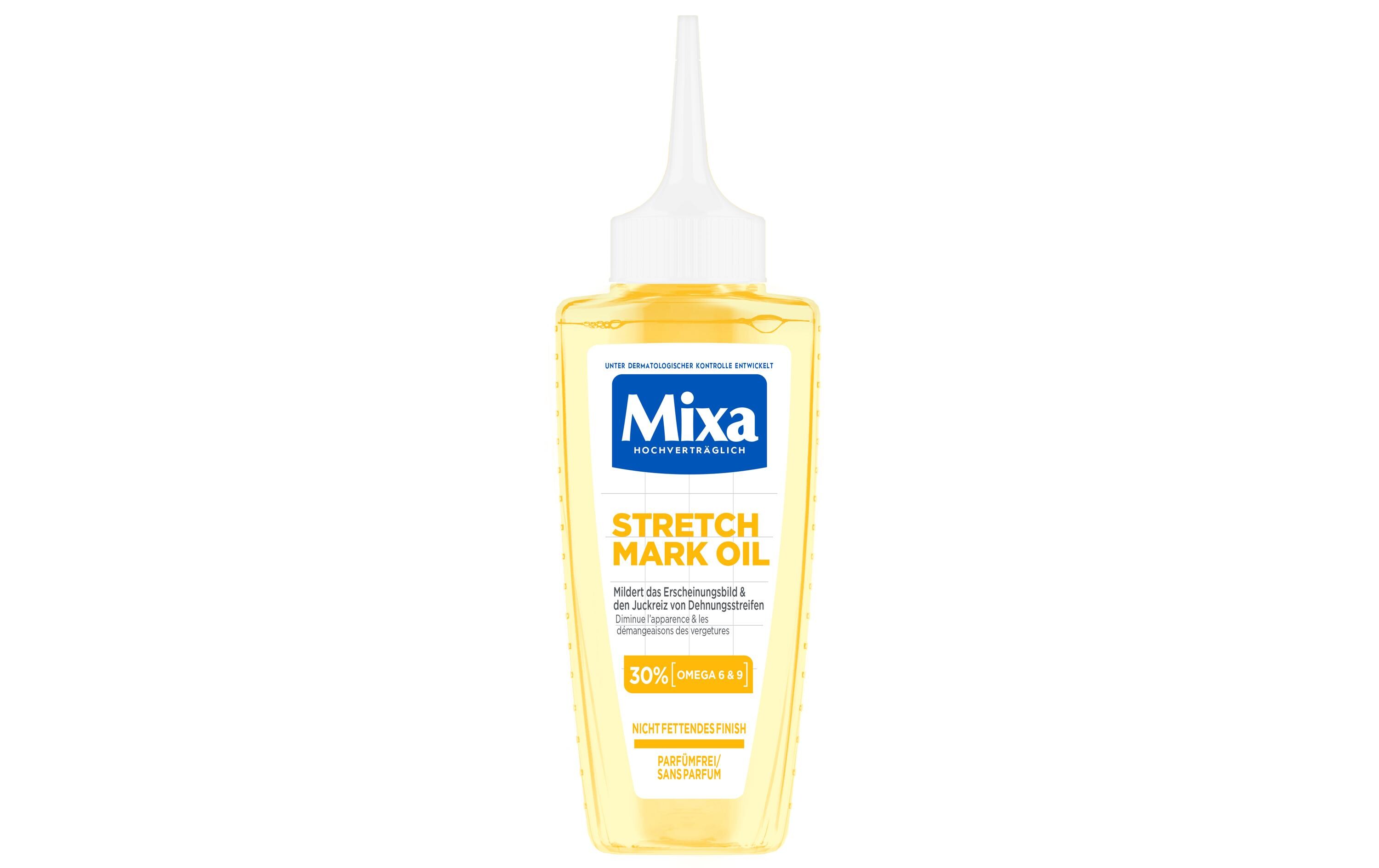 Stretchmark Oil Niacinamid Bright 100 mlParfümfreies Öl mildert das Erscheinungsbild von Dehnungsstreifen in kürzester Zeit