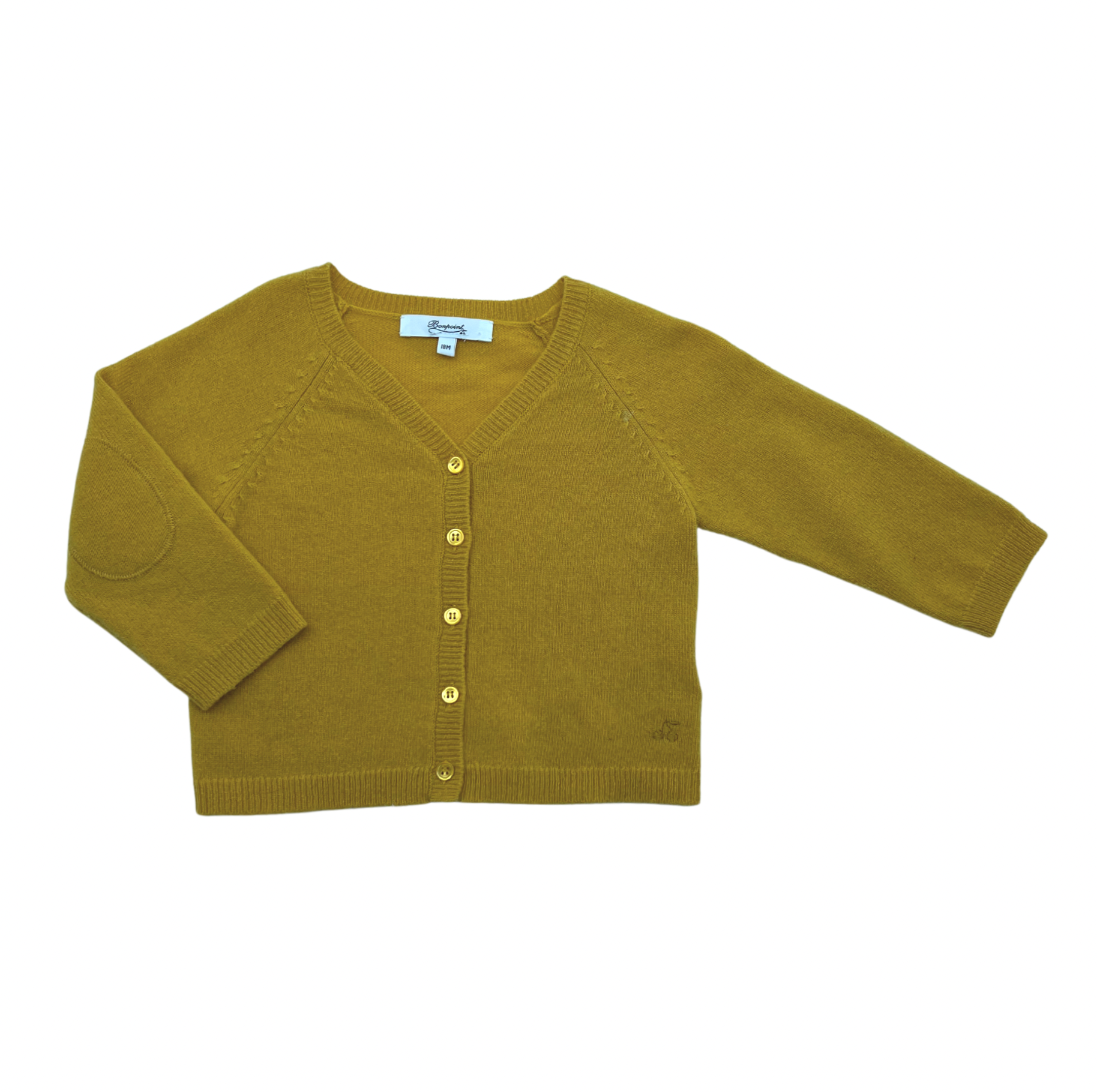 Cardigan bébé jaune - 18 mois | Jaune