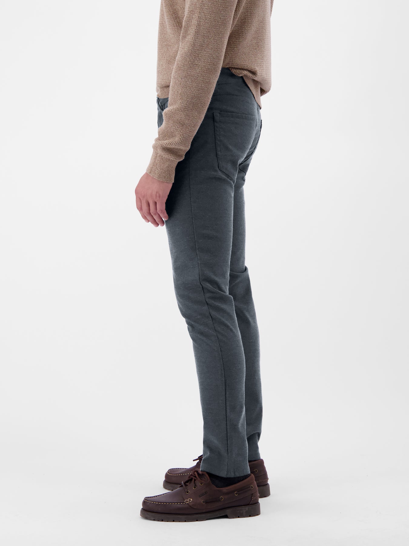 Herren Hose CONLIN in Wolloptik, SLIM FIT