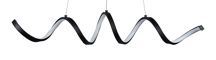 Suspension LED intégrée Mabern 29W 1550lumens l. 94 x P. 16,5 x H. 100 cm