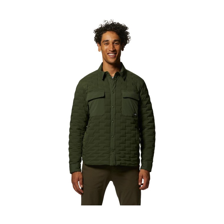 Mountain Hardwear Stretchdown Light Shacket Men Surplus Green