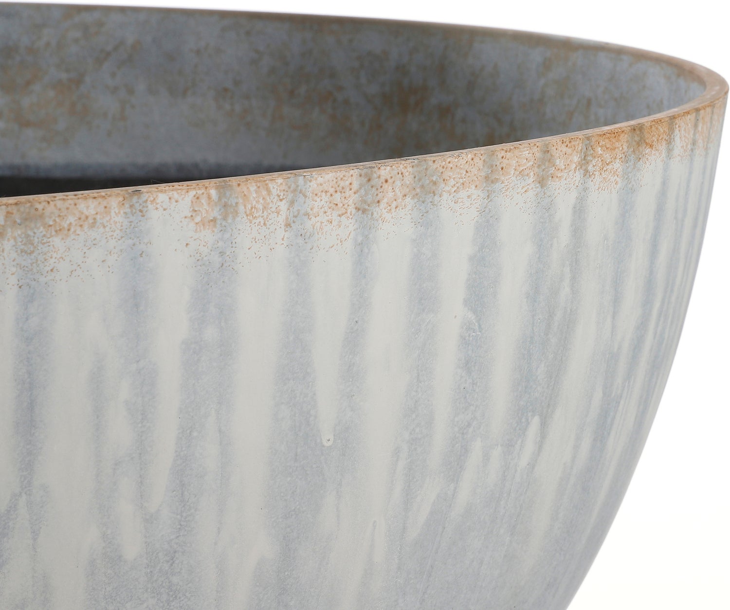 Mica Decorations plantenschaal Bravo grijs D 35 H 17 cm