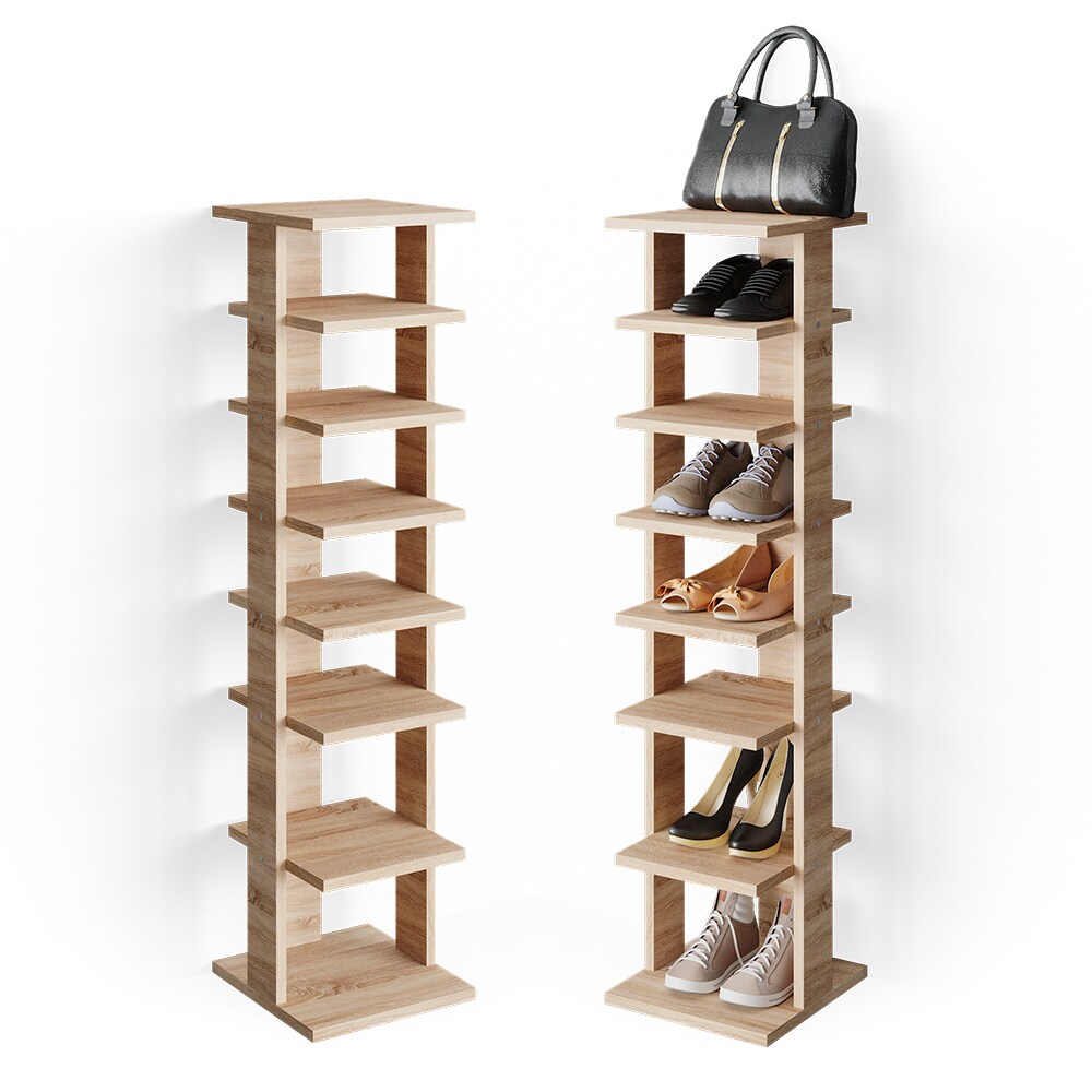 Vicco Schuhregal Schuhständer Schuhaufbewahrung Sara Sonoma 7 Fächer Ablage