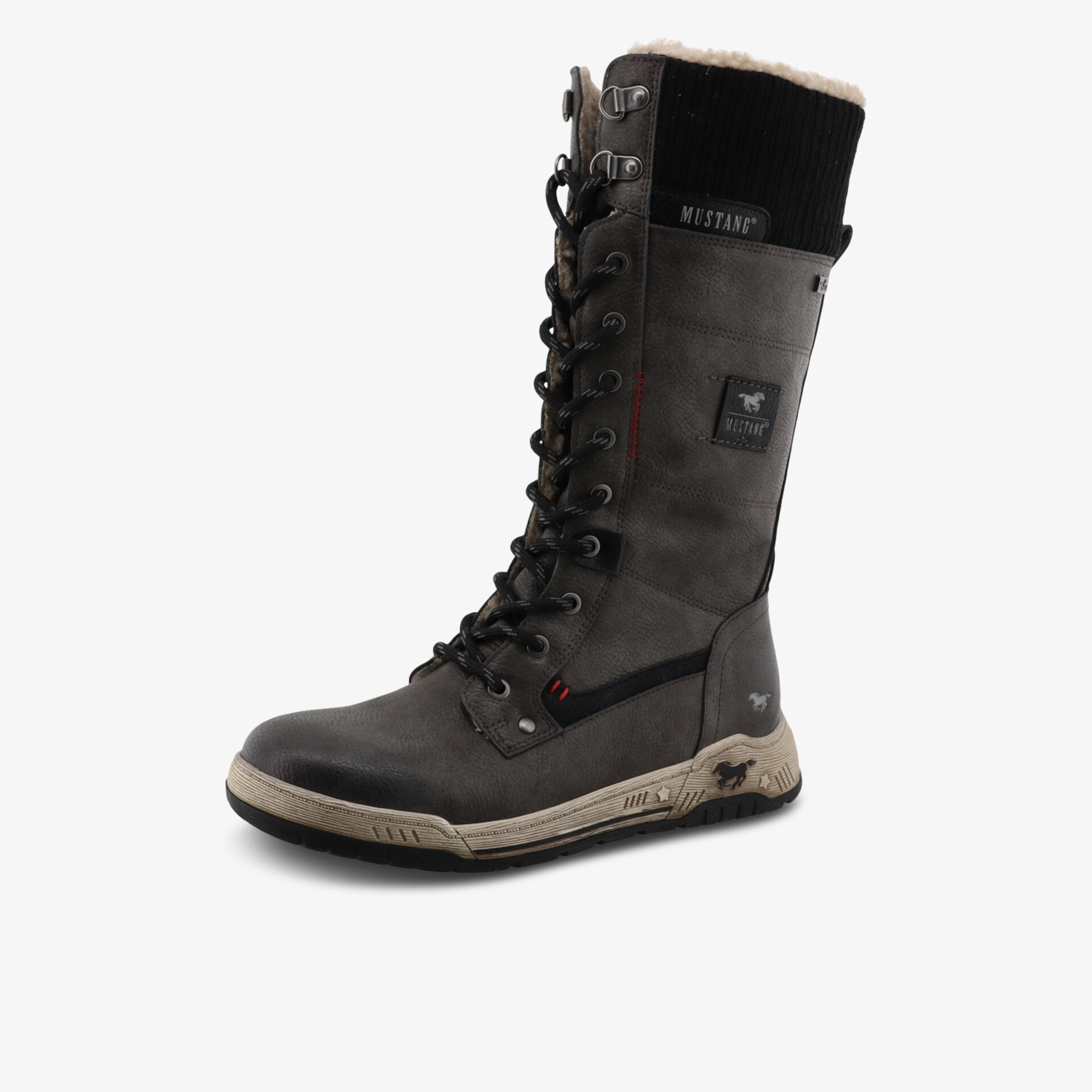 MUSTANG Damen Winterstiefel grau