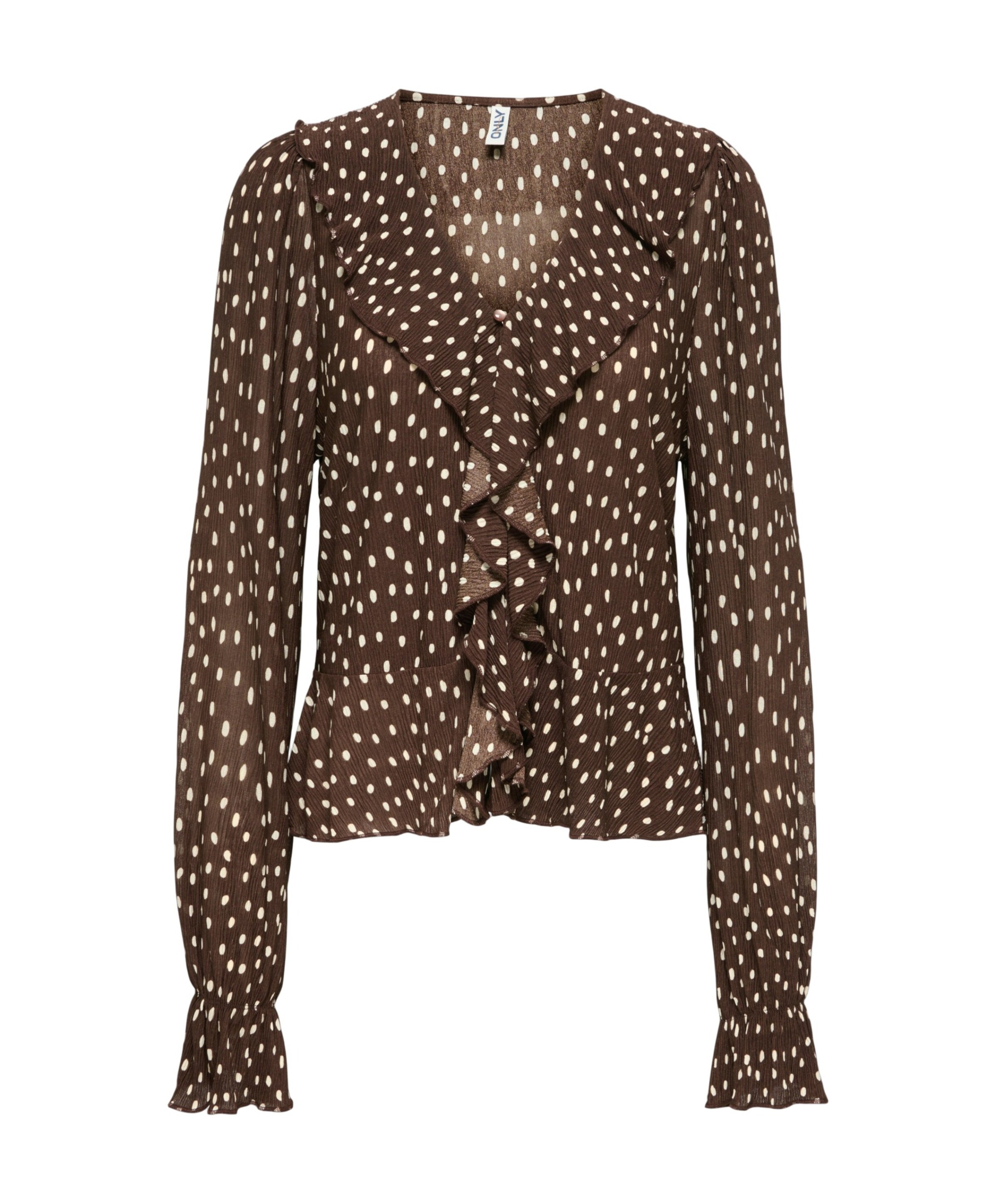 Only Dames blouse bruin