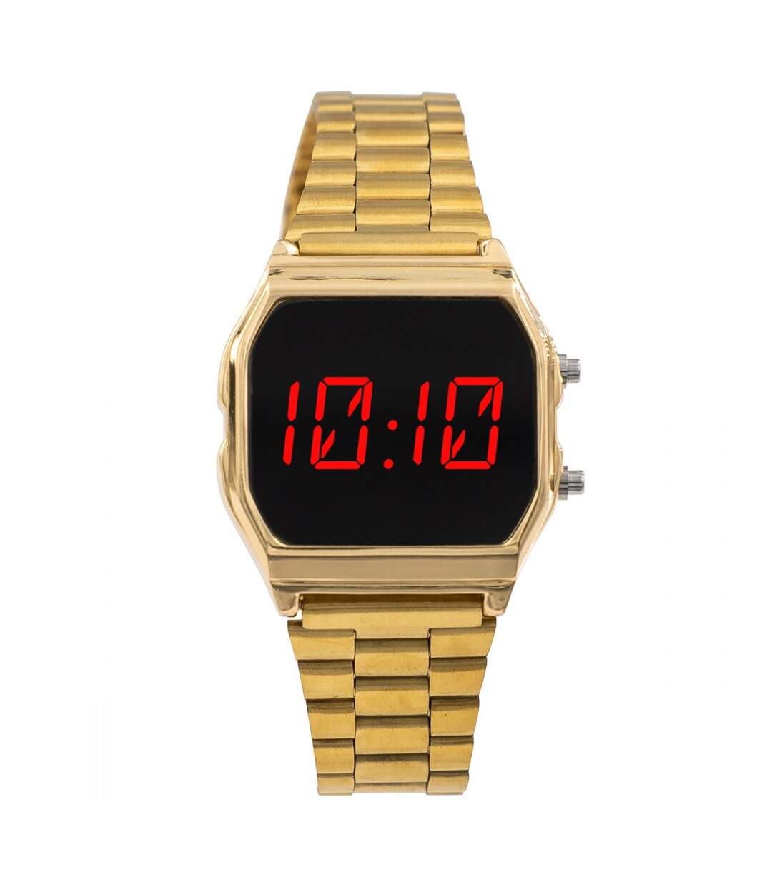Montre pour Femme Métal Couleur Doré Digital CHTIME