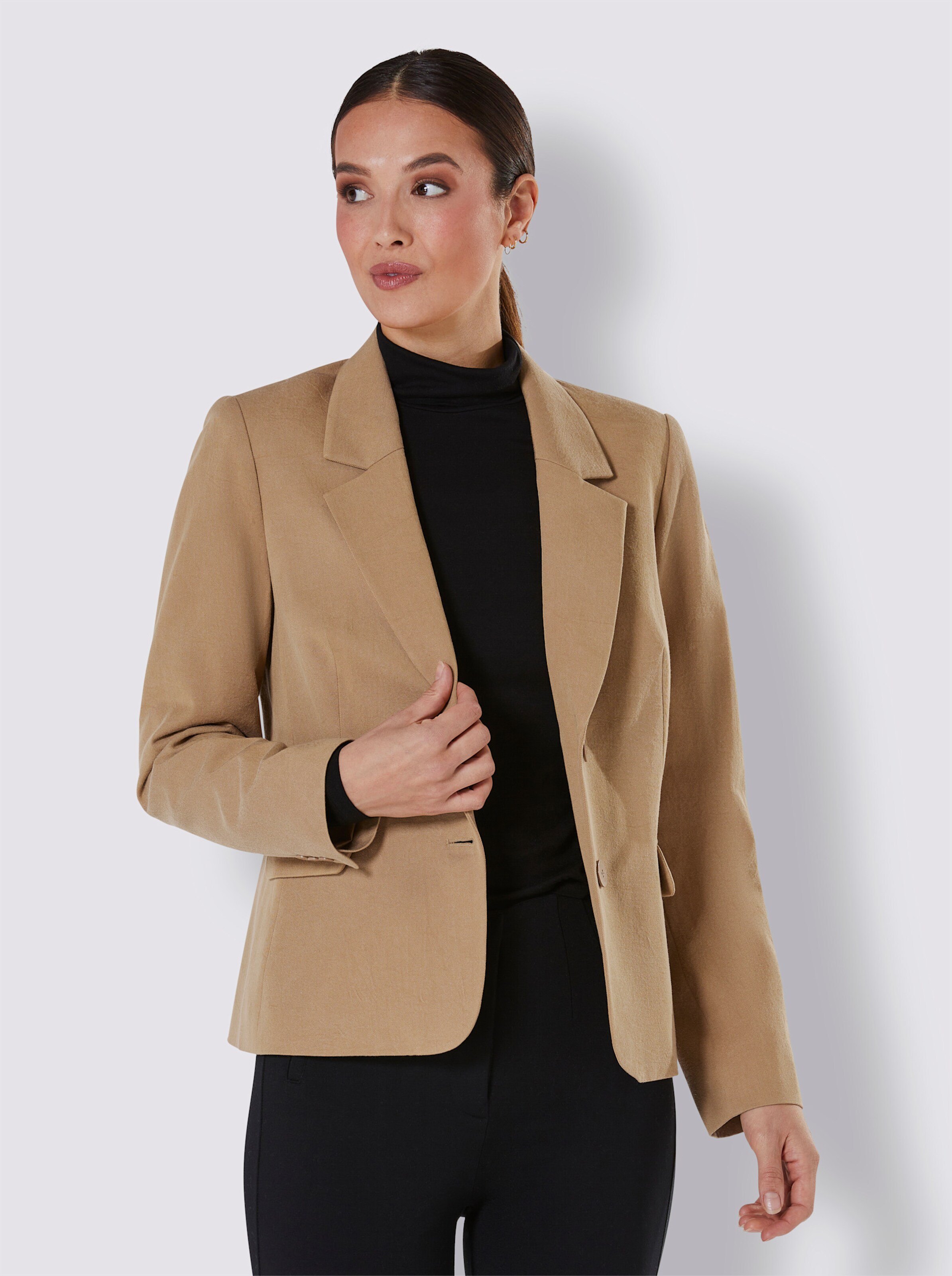 Lyocell-Baumwoll-Blazer