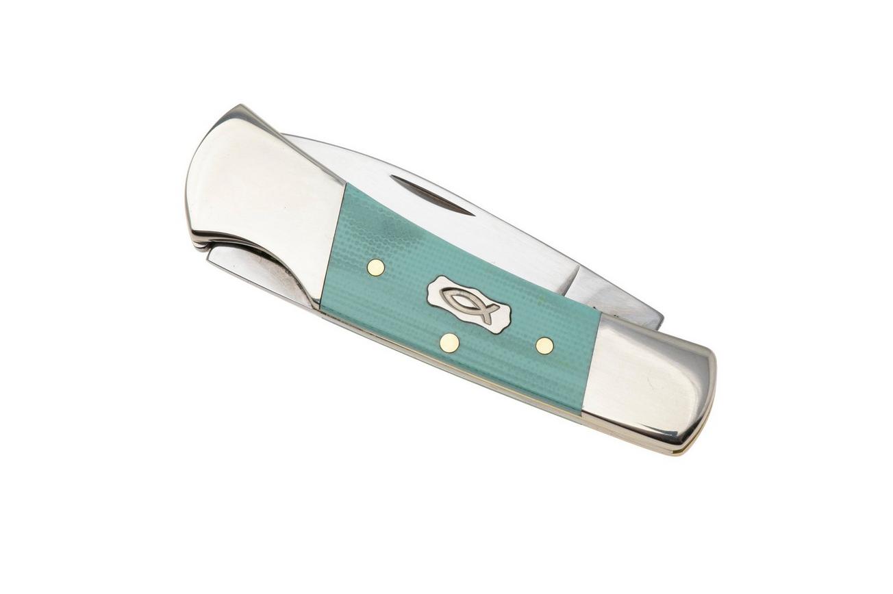 Case Lockback 18106 Smooth Seafoam Green G10 101225L SS, zakmes