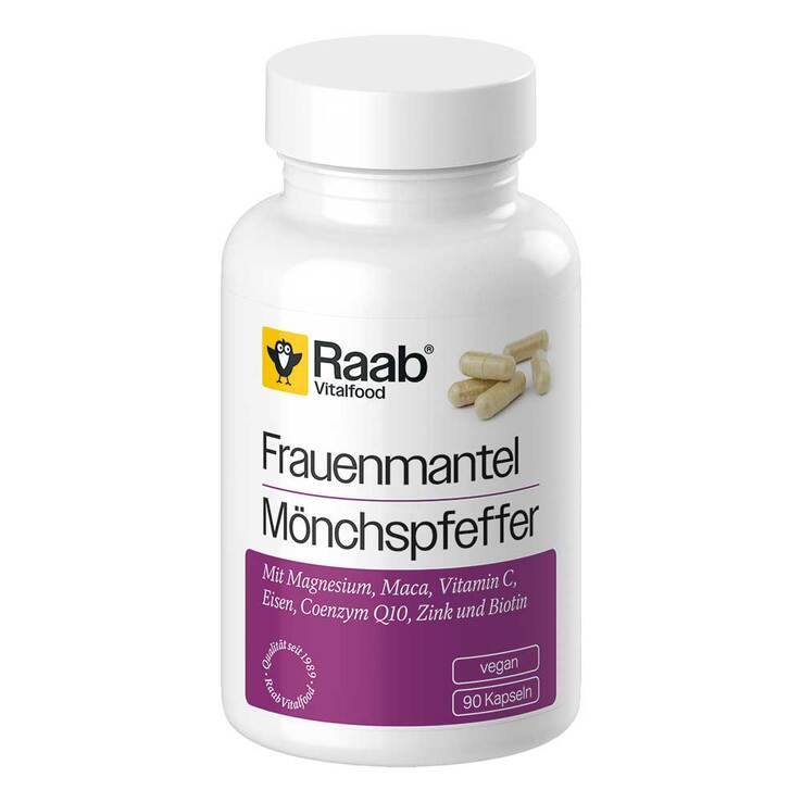 Raab Vitalfood Frauenmantel Mönchspfeffer Kapseln, 90 St