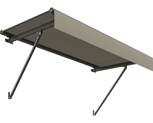 SCALA luifelframe RAL 8022 zwartbruin 120x90 cm stofdesign 8779