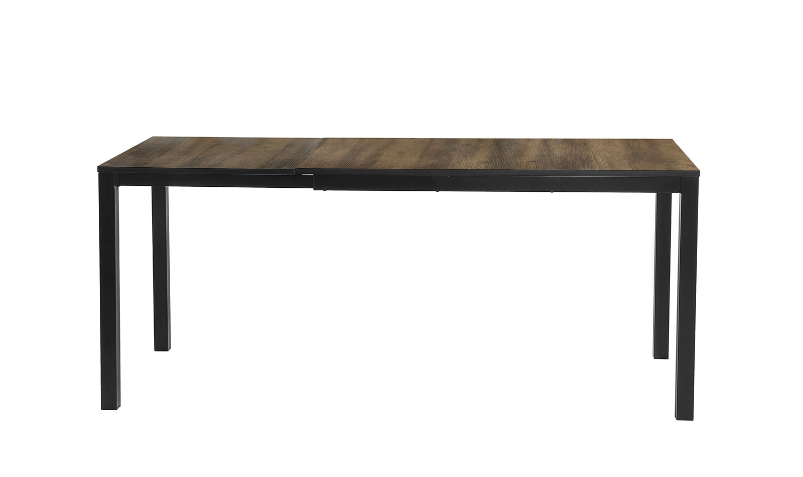 Tisch Barista 120(180) x 75 cm Akazie-Optik dunkel/schwarz