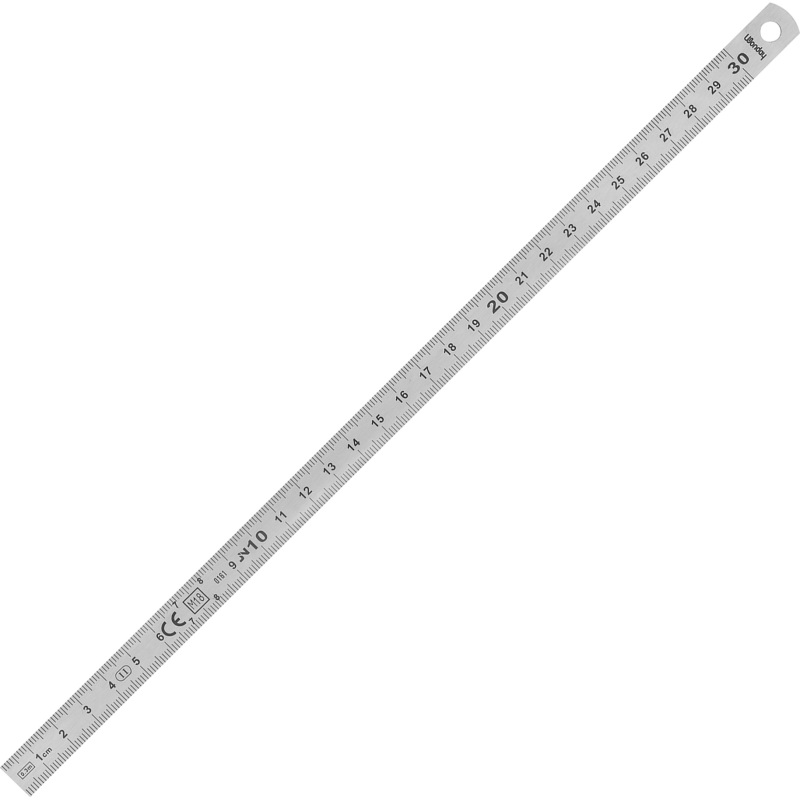Réglet 2 faces inox fléxible Wonday 30 cm