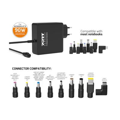 PORT Connect - Chargeur secteur universel - 90 Watt