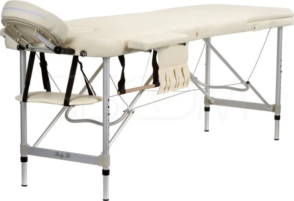Bodyfit Massageseng i aluminium 3 sektioner beige