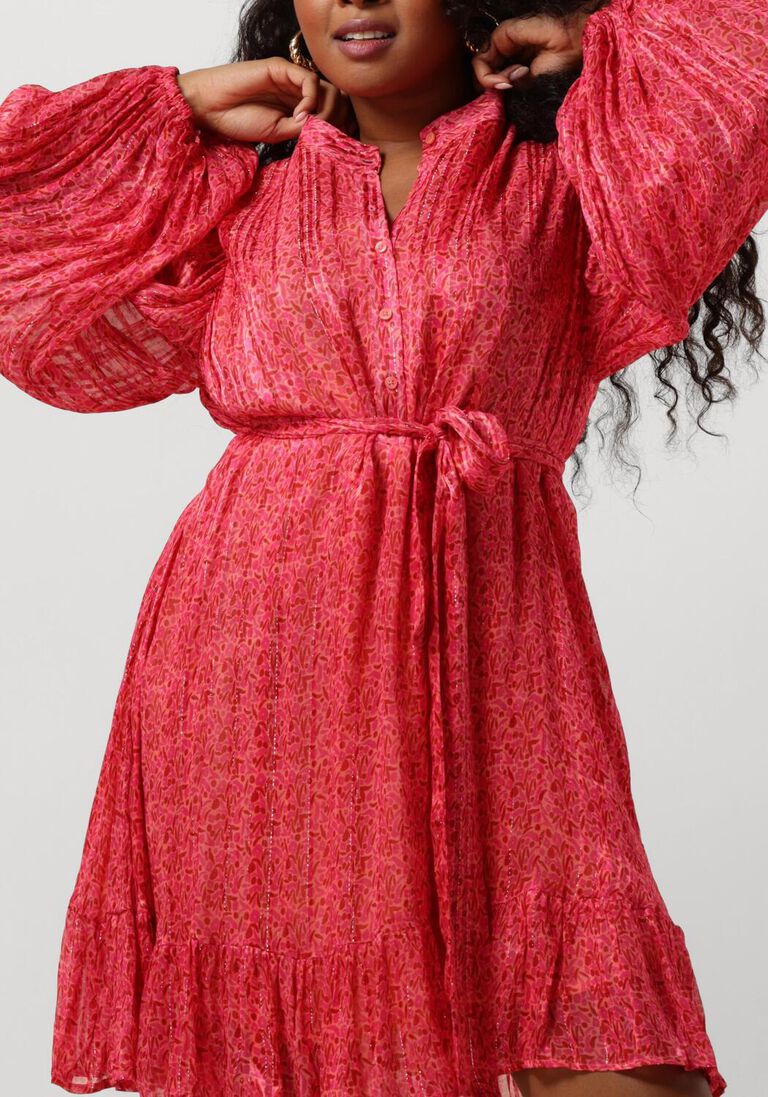 NOTRE-V roze notre-v mini jurk nv-dusty dress