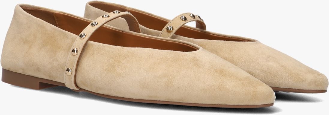 beige stefano lauran ballerina's x1417