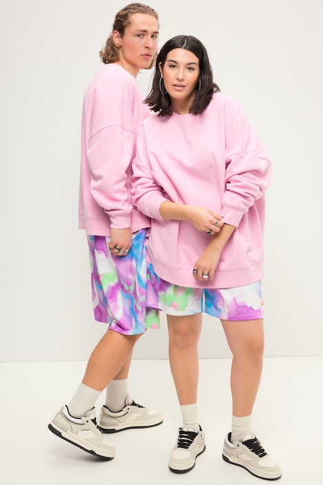 Sweatshirt, extra oversized, Stickerei, Langarm, Unisex