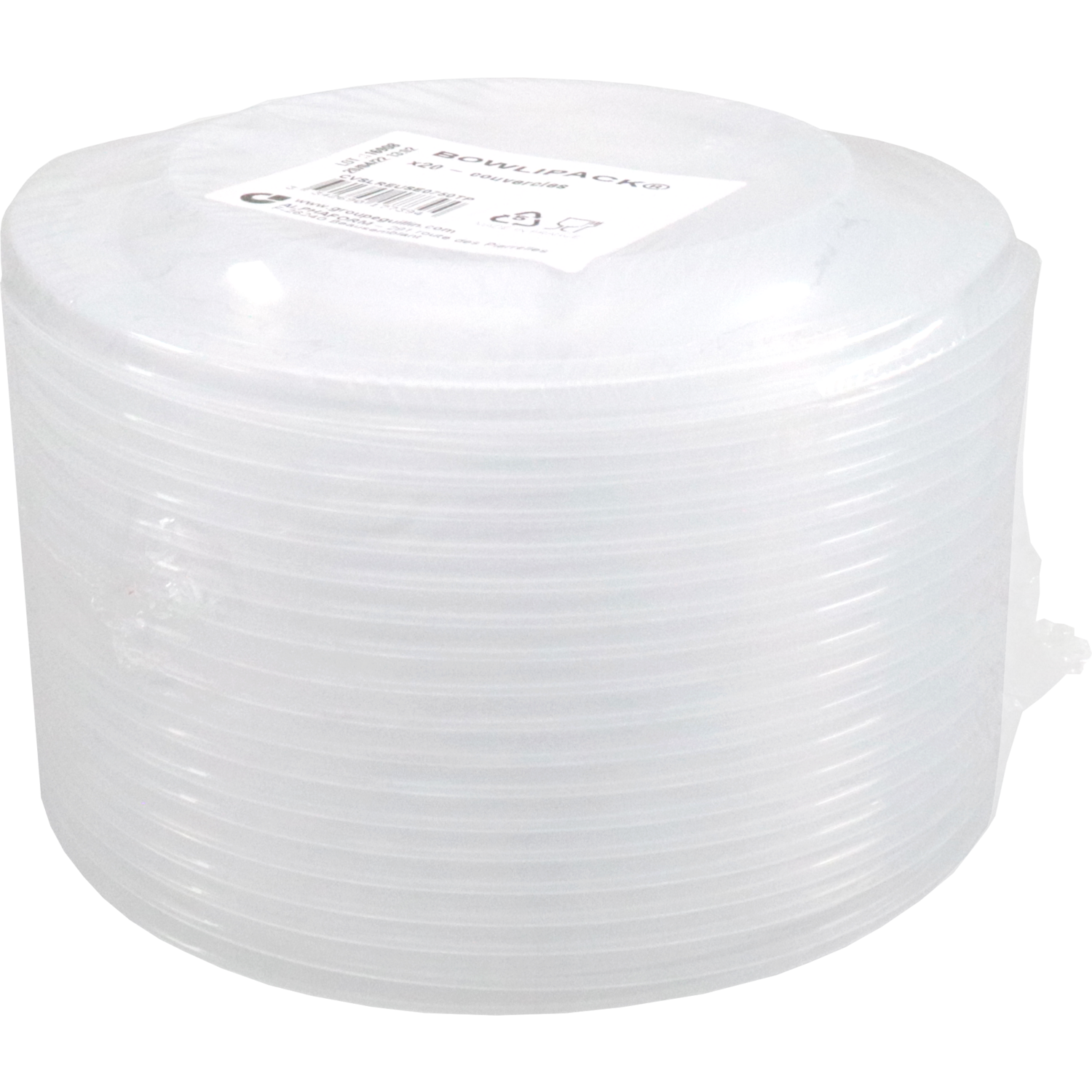 Depa Deksel, Wave, PP, reusable, transparant