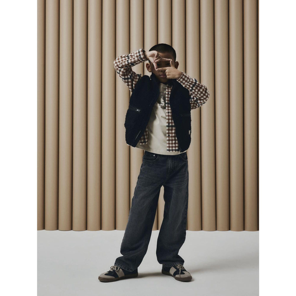 Køb Name It Black Noderne Teddy Vest