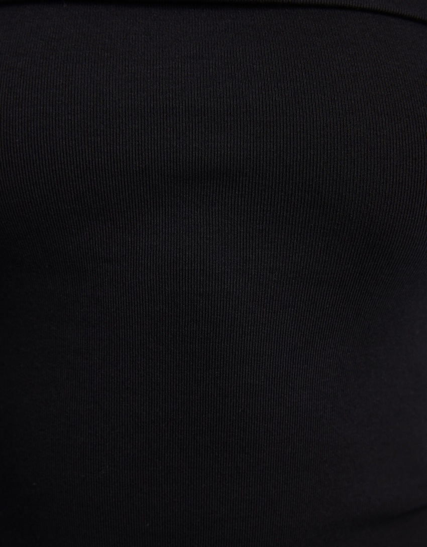 Camiseta Bardot de manga comprida