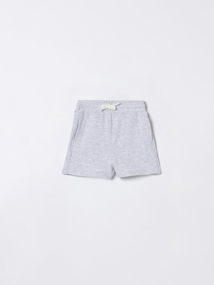 Conjunto de 2 bermudas lisas com listra lateral - Vigoré Sand