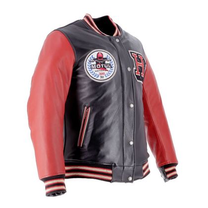 Blouson Helstons STUDENT MOTUL - Noir / Rouge