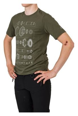 T Shirt Manches Courtes Agu Venture Vert