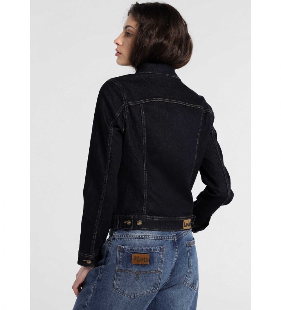 Jaqueta jeans azul marinho Lois