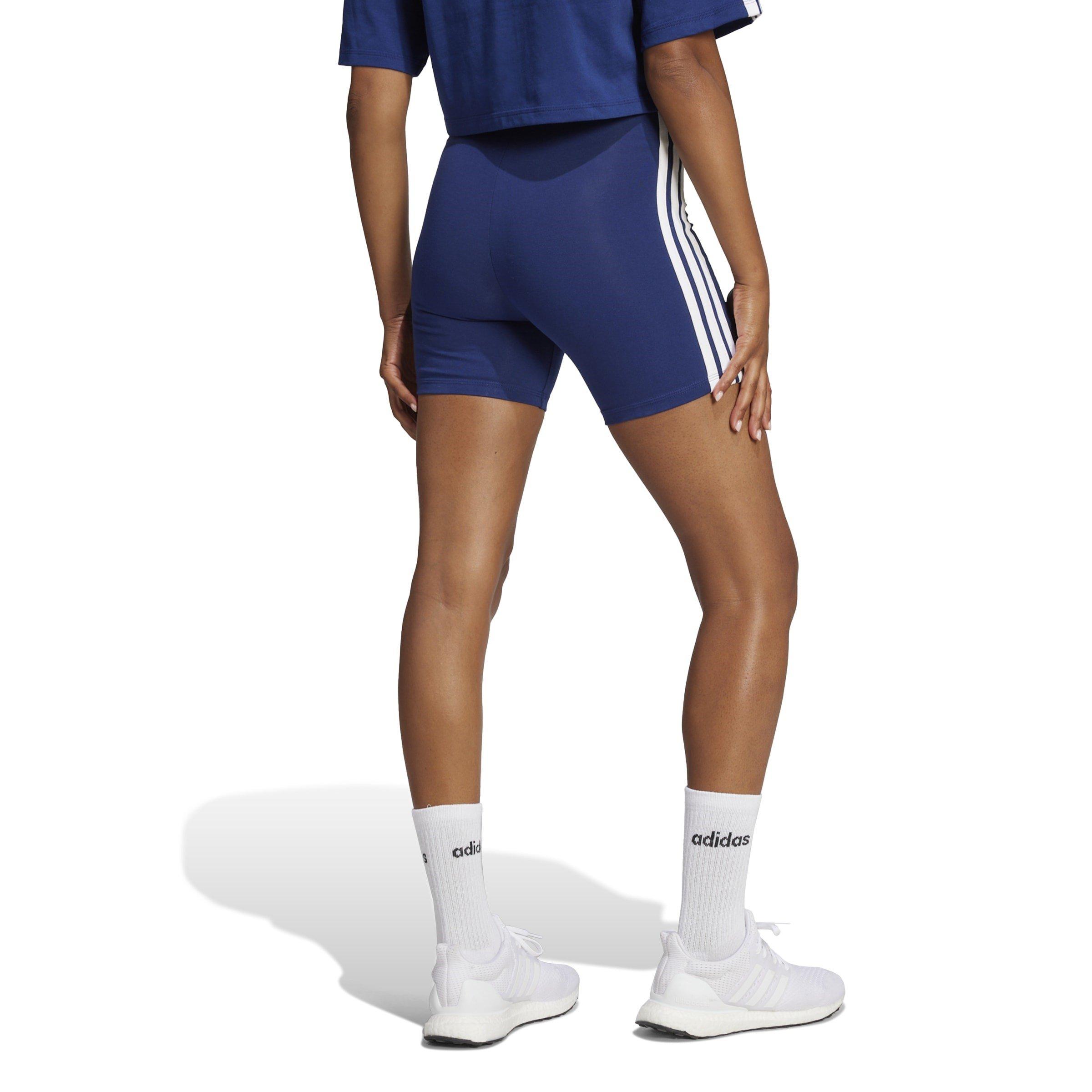 adidas Essentials 3 Stripe Biker Shorts Womens