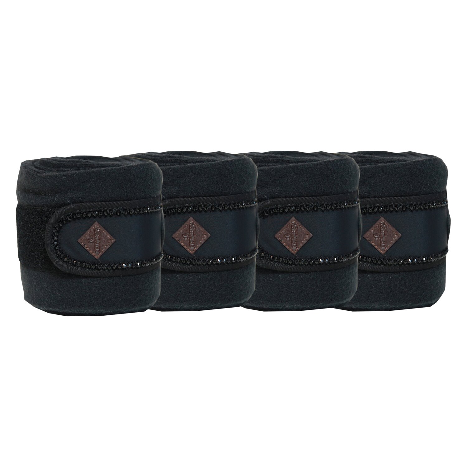 KENTUCKY Fleecebandagen Pearls  - black