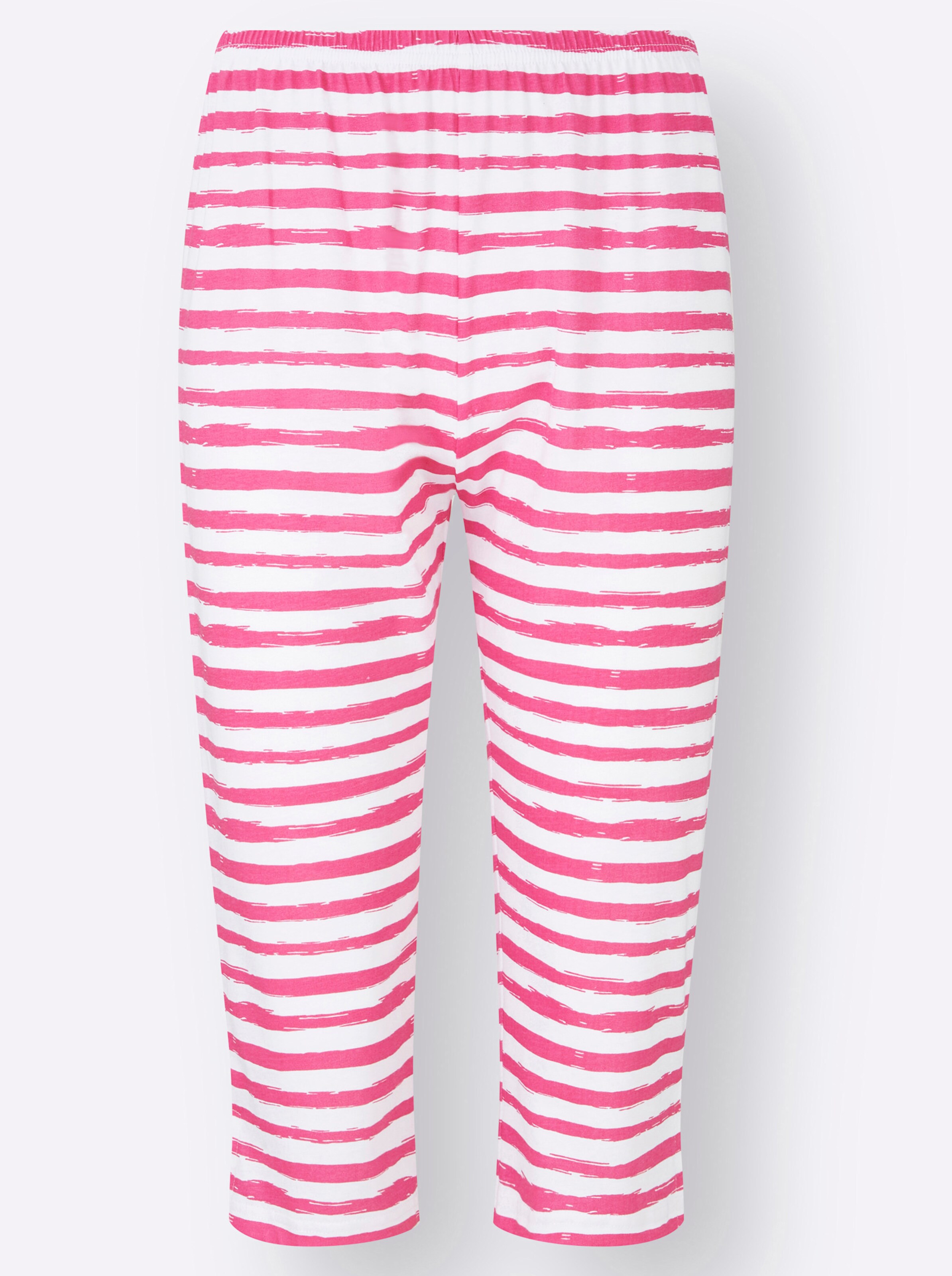 Comtessa Capri-Anzüge in fuchsia + fuchsia-geringelt