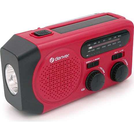 Denver SCR-2010 AM/FM nødradio med lommelygte