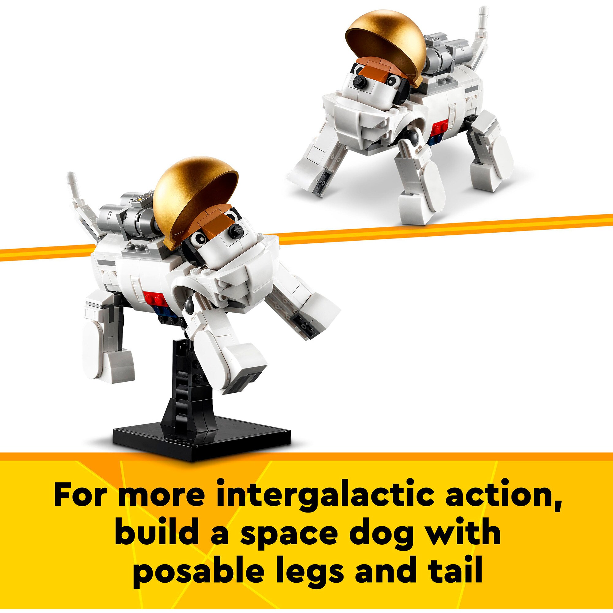 LEGO Konstruktionsspielzeug Creator 3-in-1 Astronaut im Weltraum