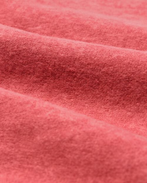housse de couette flanelle 140 x 200/220 mélange rouille