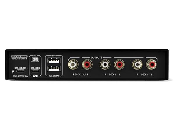 Reloop Digital Vinyl System Flux USB-C DVS Audio Interface für die DJ Pro Software
