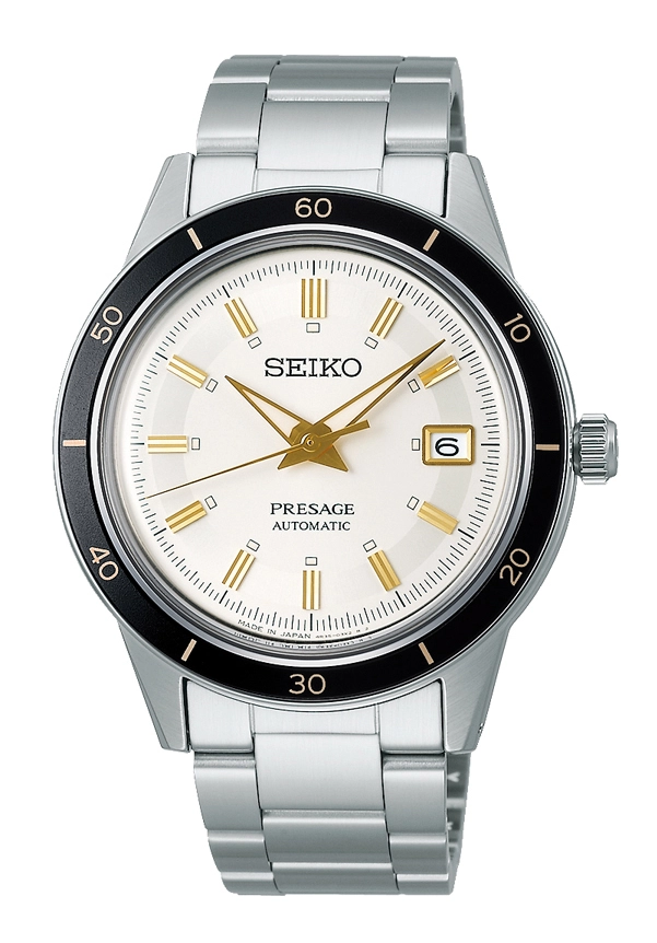 Seiko Presage Style 60s Herrenuhr Weiß SRPG03J1