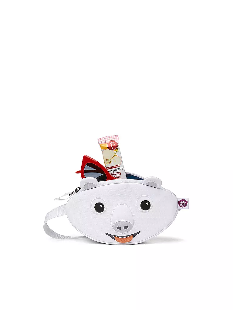 AFFENZAHN Gürteltasche Polarbär weiss