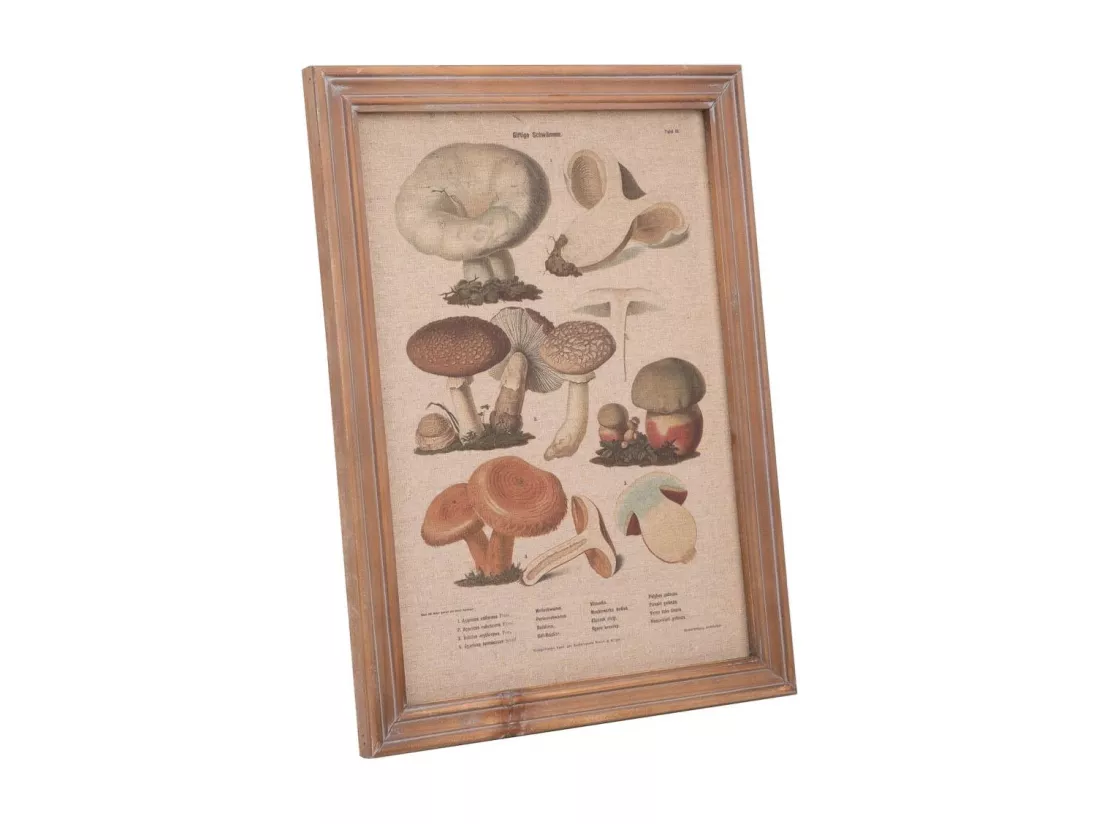 Cadre en bois et tissu