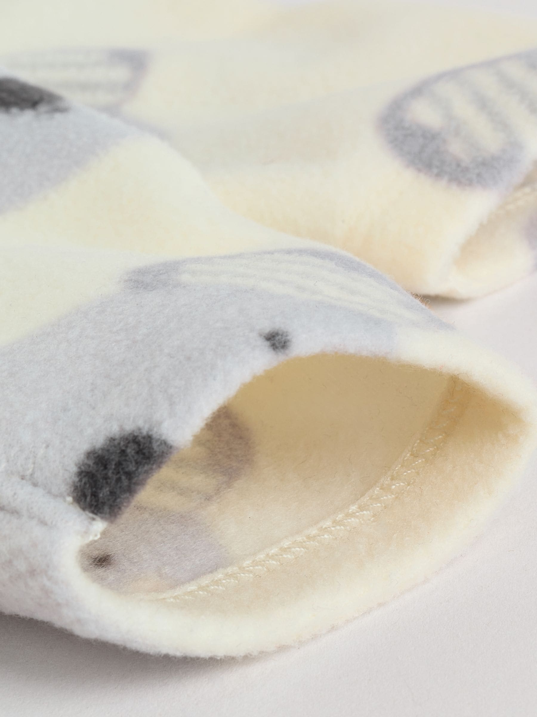 Grijs - Set van 2 baby-onesies van microfleece met tweewegrits